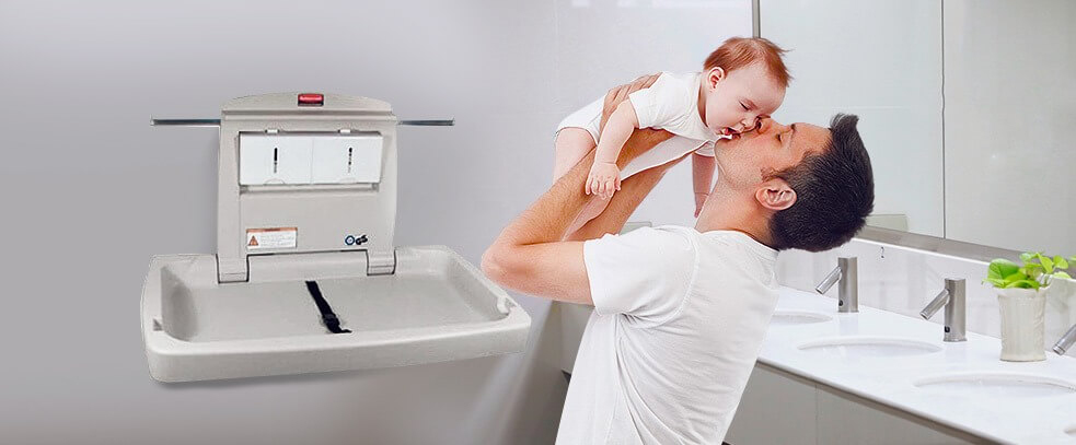 Se deber&aacute; instalar cambiador de pa&ntilde;al en ba&ntilde;os para hombres.